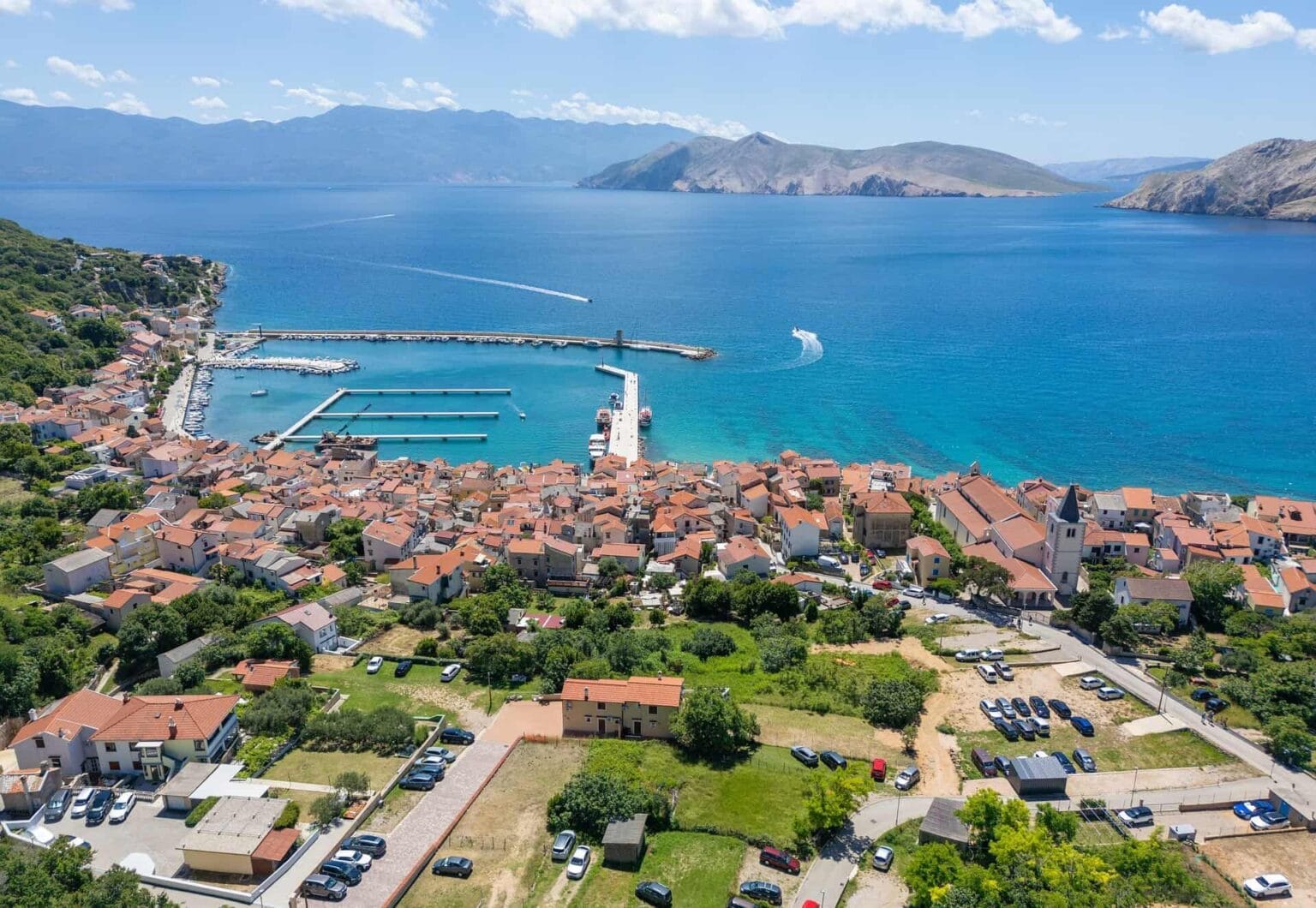 Panoramski pogled na Bašku